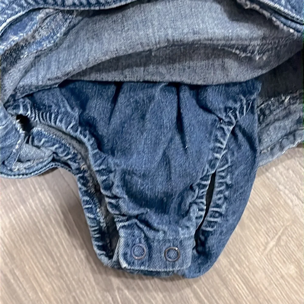 Vintage The Children’s Place Denim Skirt Scalloped Hem